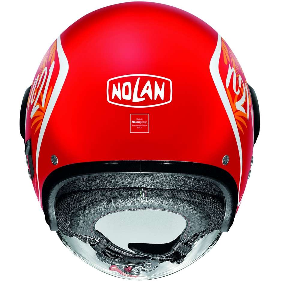 Casque Moto Nolan N21 VISOR PLAYA 087 Corsa Rouge Mat