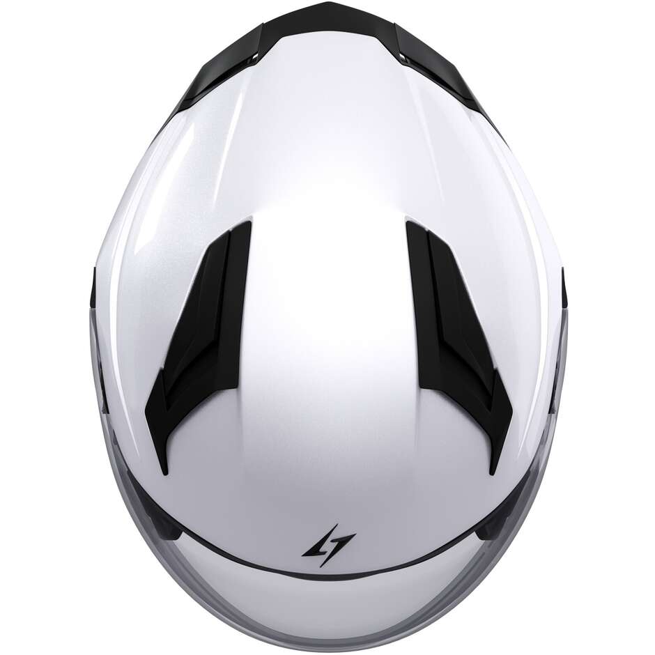 Casque moto Stormer RUN Jet Blanc Perle