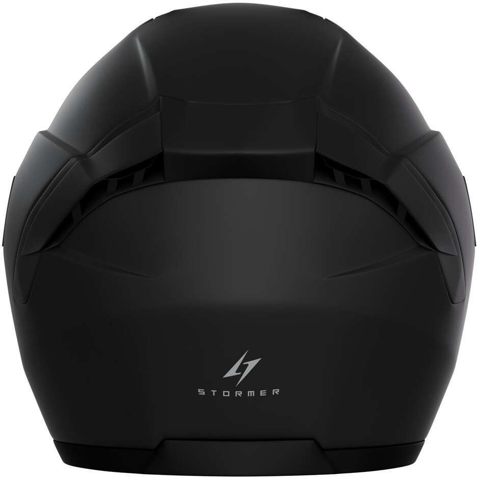 Casque moto Stormer RUN Jet noir mat