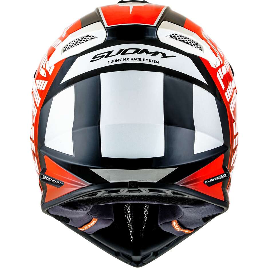 Casque Moto Suomy X-WING AMPED Cross Enduro Noir Rouge