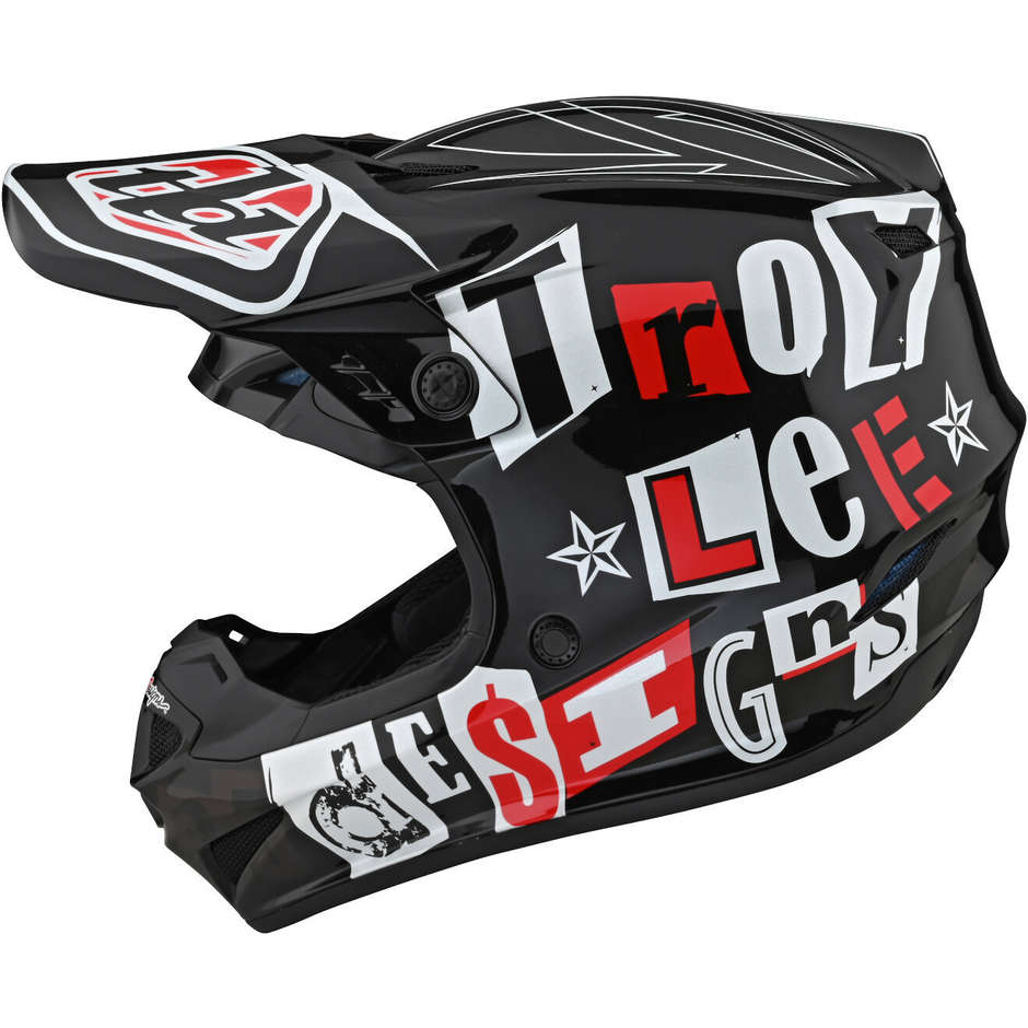 Casque moto Troy Lee Designs Cross Enduro GP ANARCHY Noir
