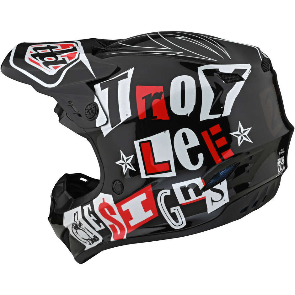 Casque moto Troy Lee Designs GP ANARCHY Kid Cross Enduro Noir