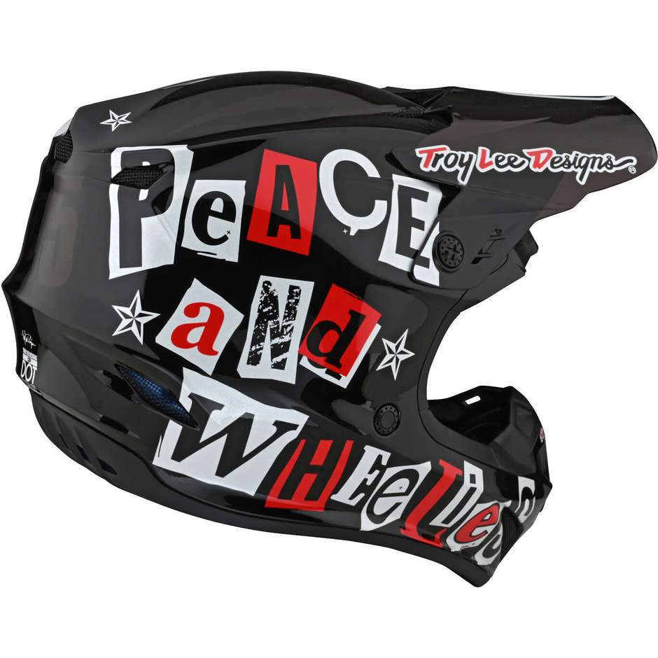 Casque moto Troy Lee Designs GP ANARCHY Kid Cross Enduro Noir