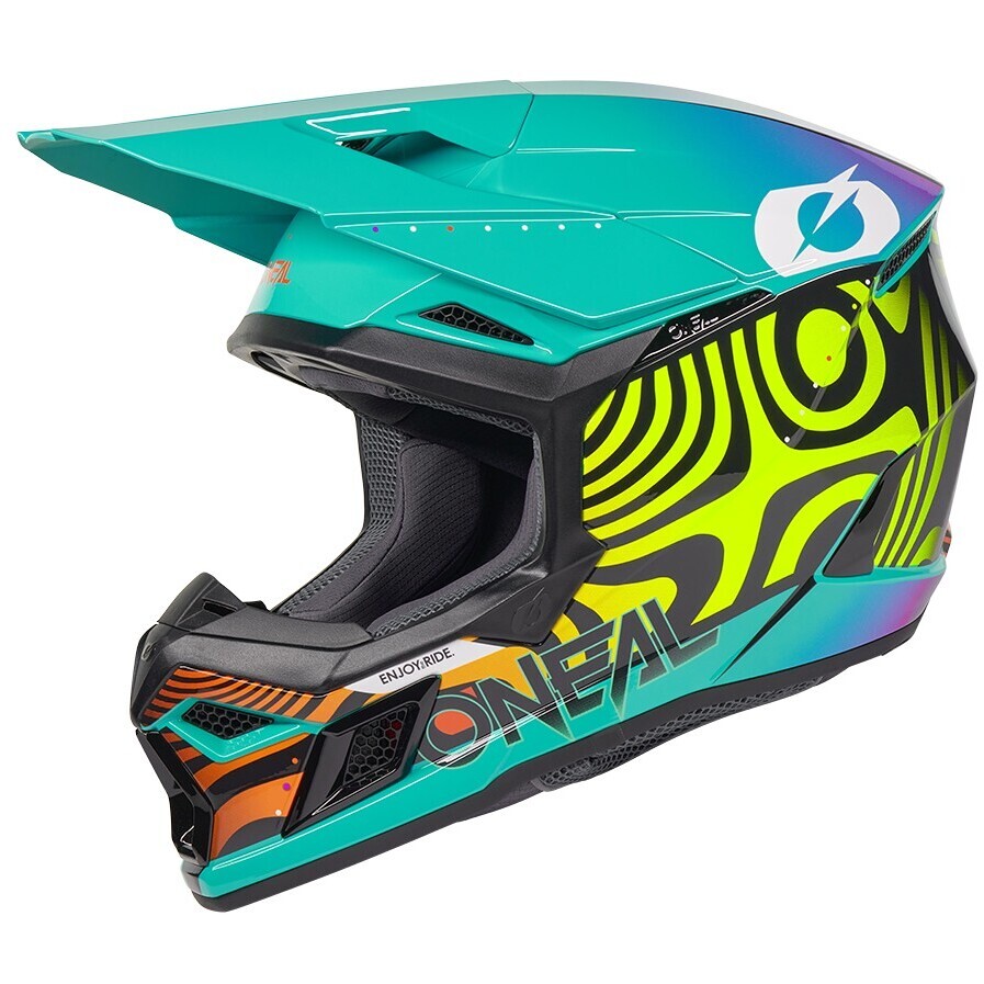Casque Oneal 3SRS NOVA V.27 Vert Moto Cross Enduro