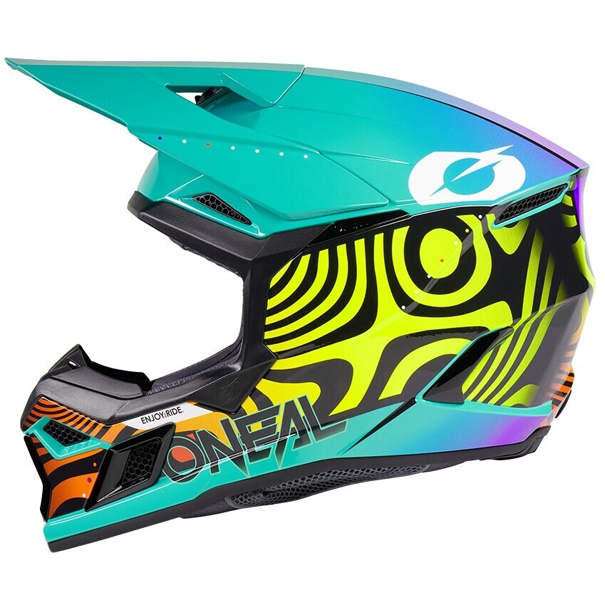 Casque Oneal 3SRS NOVA V.27 Vert Moto Cross Enduro