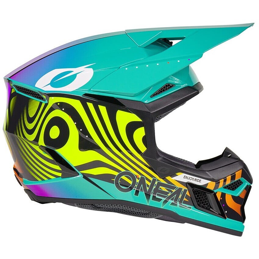 Casque Oneal 3SRS NOVA V.27 Vert Moto Cross Enduro
