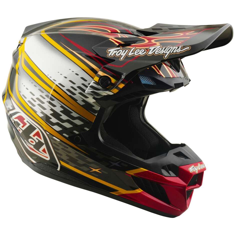 Casque Troy Lee Design SE5 Composite-Wings Noir Gris