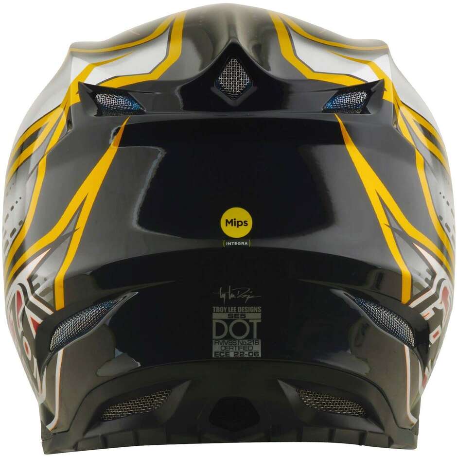 Casque Troy Lee Design SE5 Composite-Wings Noir Gris
