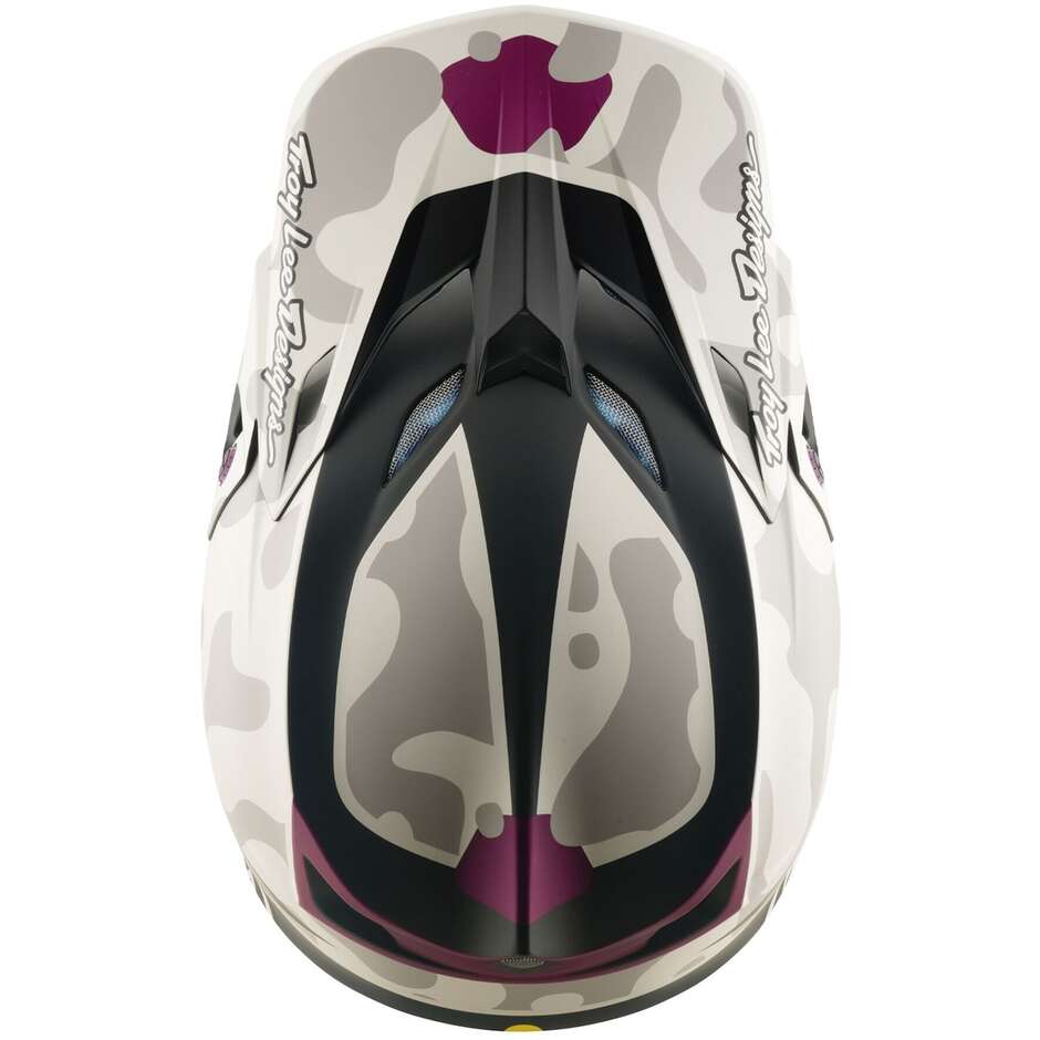 Casque Troy Lee Designs SE5 Composite Myth Blanc foncé