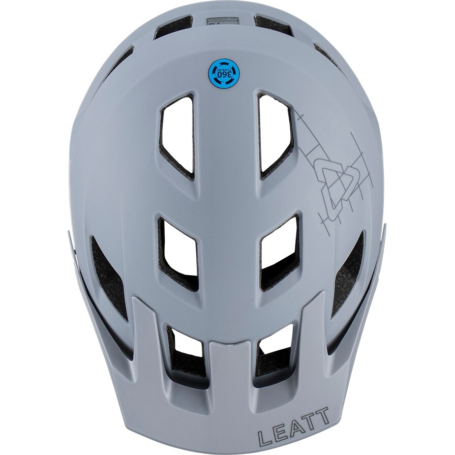 Casco Mtb Leatt ALLMTN 1.0 V23 TITANIUM Grigio
