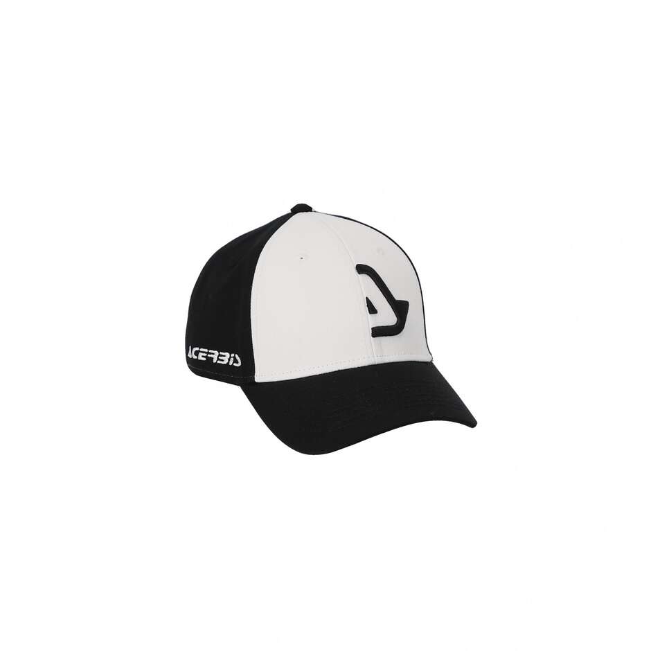 Casquette Acerbis LOGO En Coton Blanc Noir