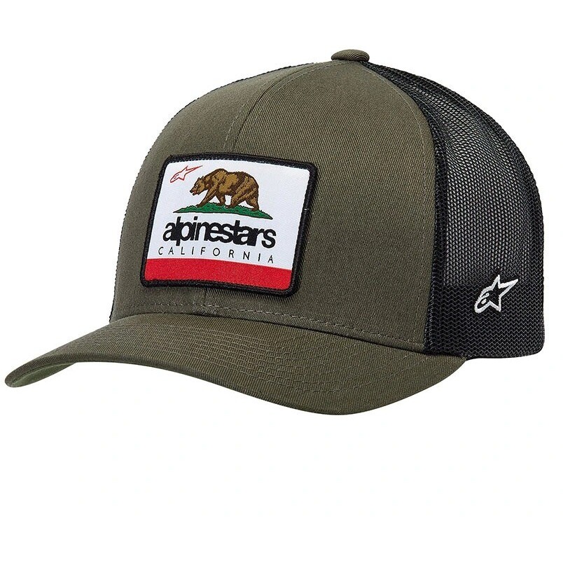 Casquette Alpinestars CALI 2.0 Vert militaire/Noir