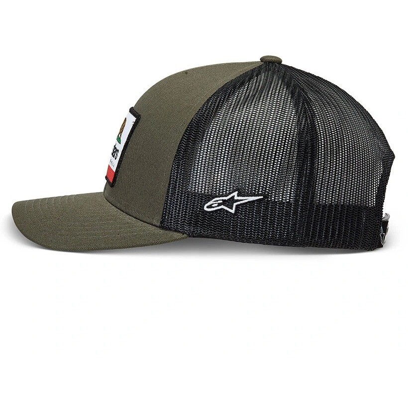 Casquette Alpinestars CALI 2.0 Vert militaire/Noir