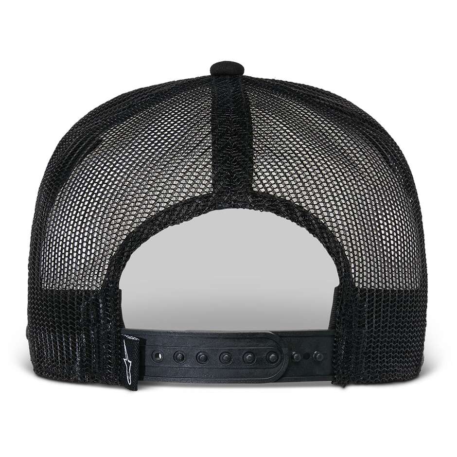 Casquette Alpinestars FLAG FLAT TRUCKER noire/noire