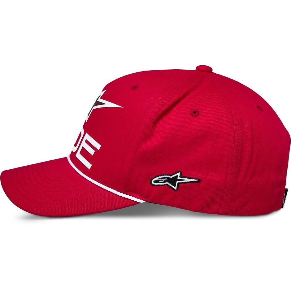 Casquette Alpinestars RIDE COMP SNAPBACK Rouge/Blanc/Noir