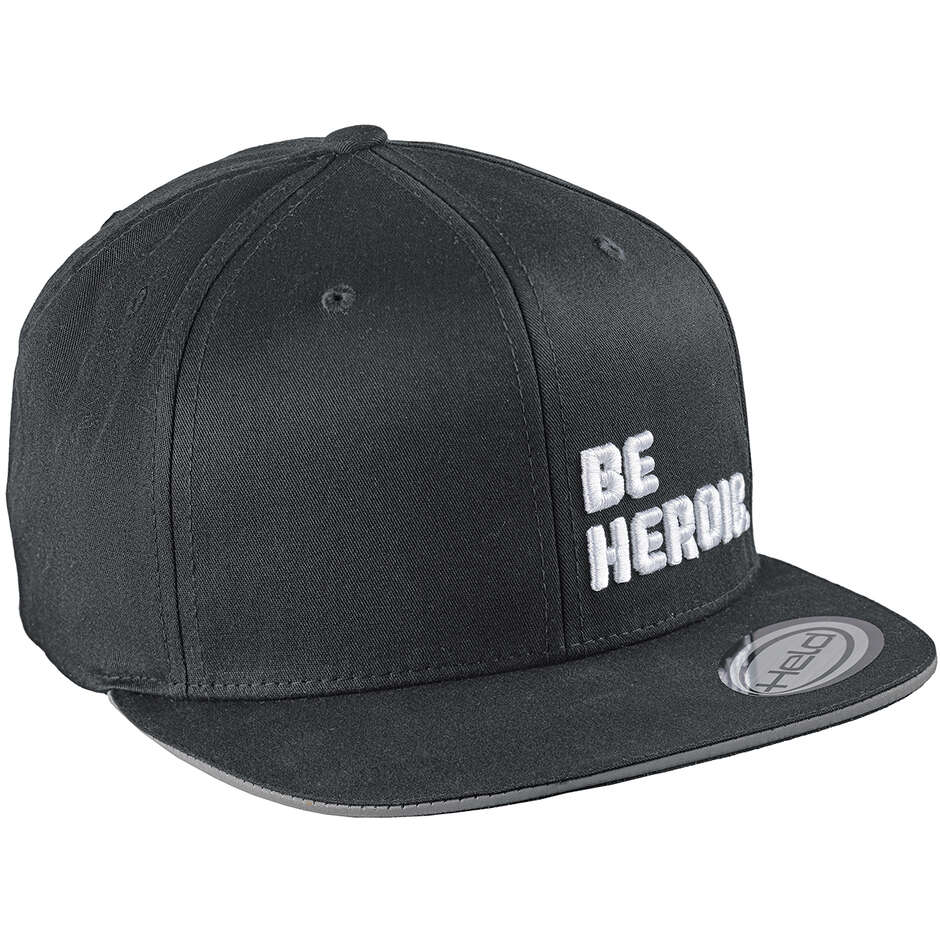 Casquette de moto noire Held Be Heroic