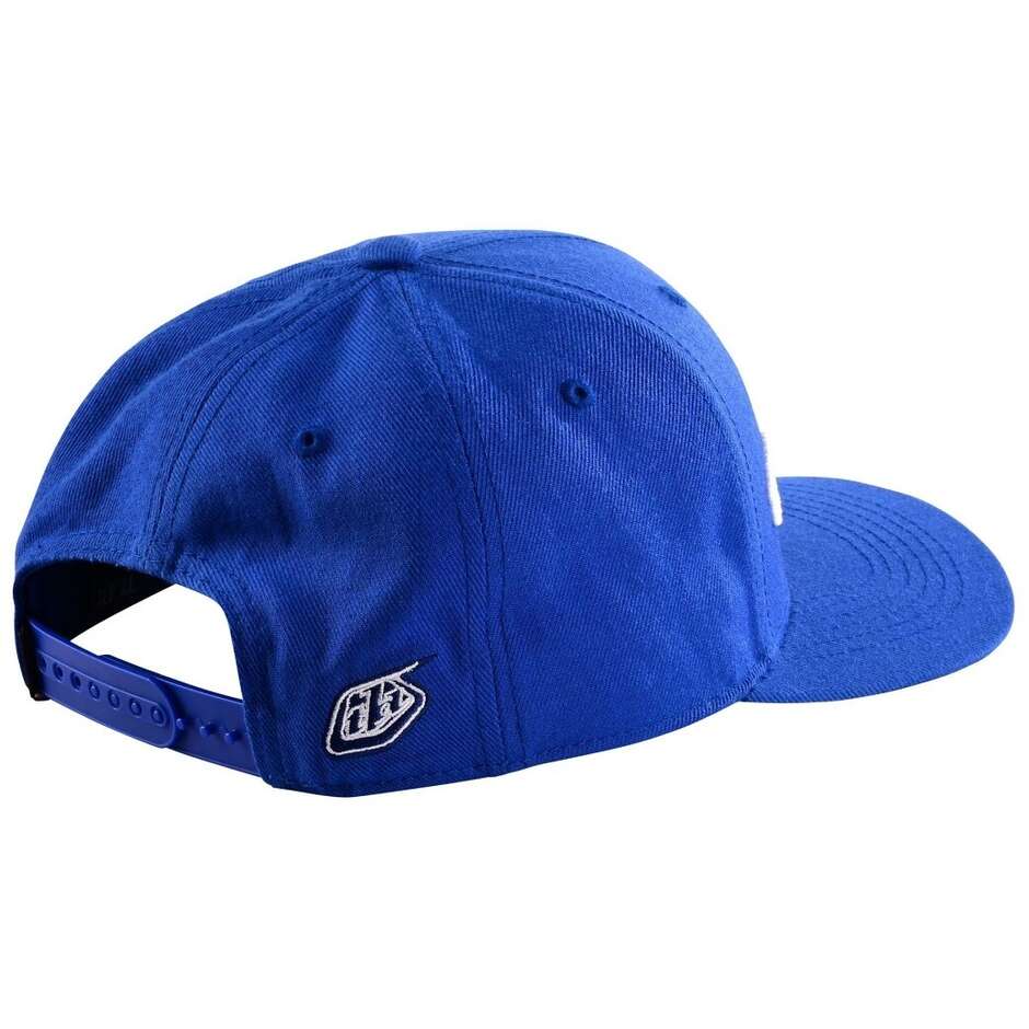 Casquette Troy Lee Design 9FORTY Snapback Signature Bleu/Blanc