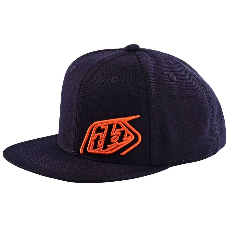 Casquette Troy Lee Designs 9FIFTY SNAPBACK SLICE Bleu marine/Orange
