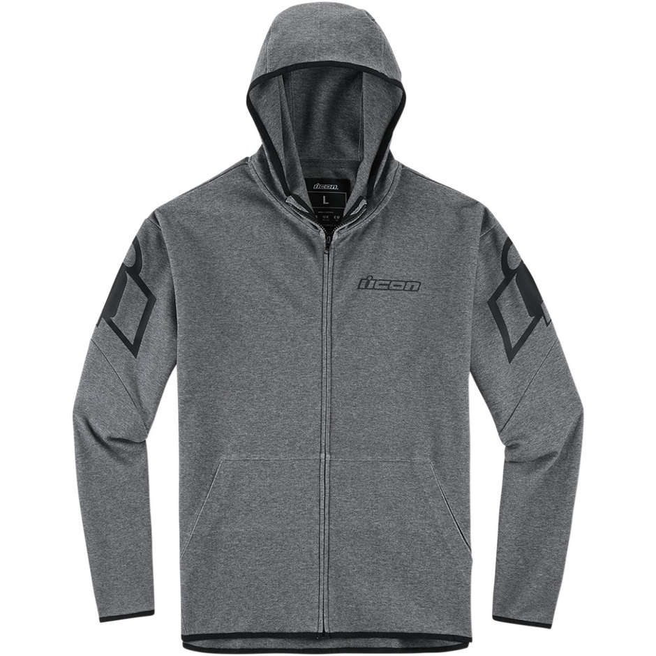 Casual Hooded Sweatshirt Icon OVERLORD Hoodie Dark Charcoal