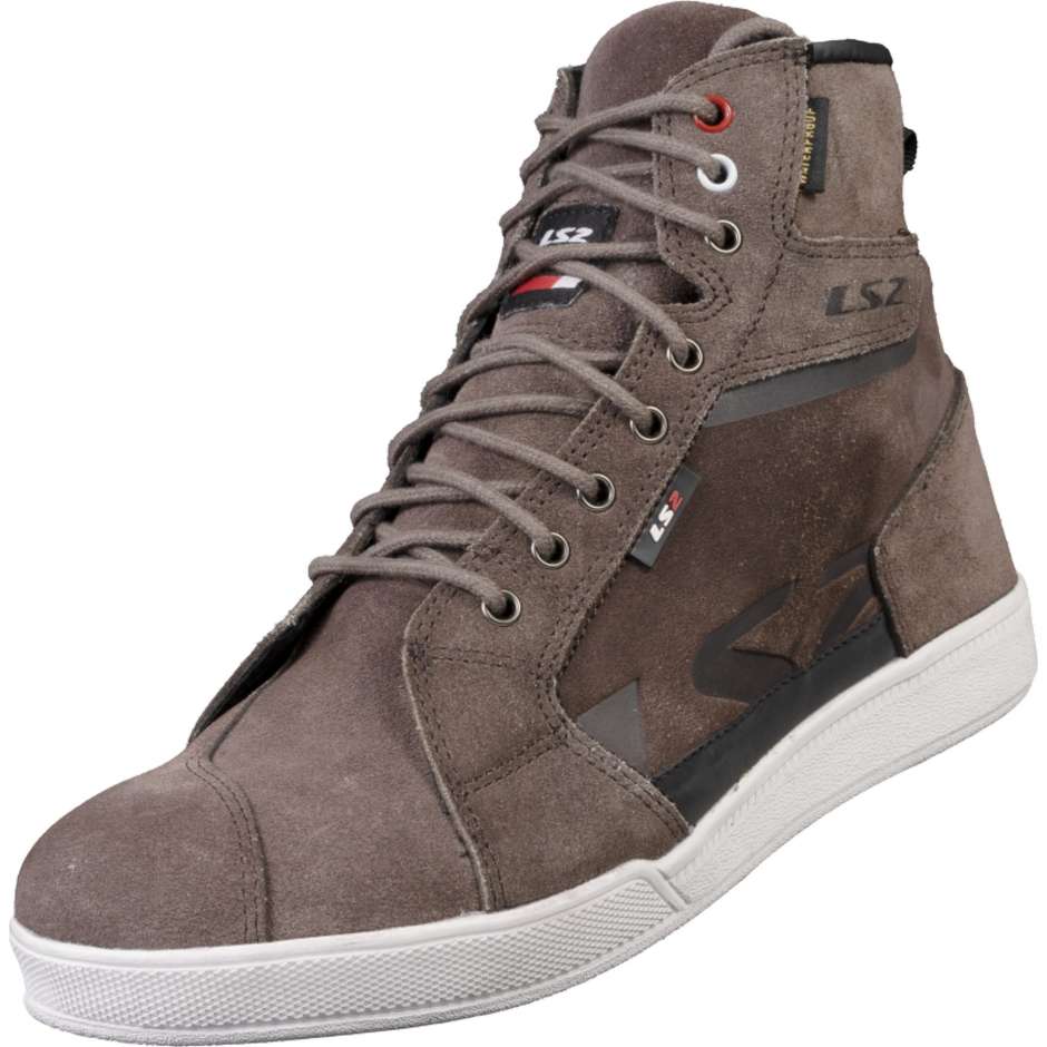 Casual Motorcycle Shoes LS2 DOWNTOWN MAN WP TAUPE
