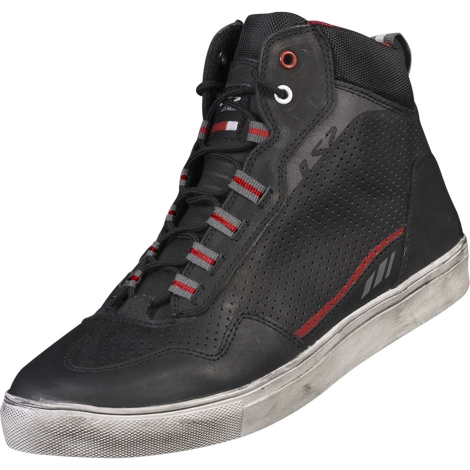 Casual Motorcycle Shoes Ls2 ZOE MAN Black Red
