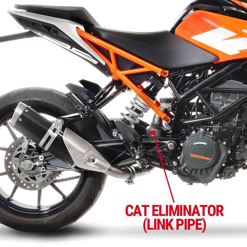 Catalyseur Eliminator Leovince 8086 Spécifique Pour KTM Duke125/390 - RC125/390 (17-20); HUSQVARNA Svartpilen401 - Vitpilen401 (18-19)