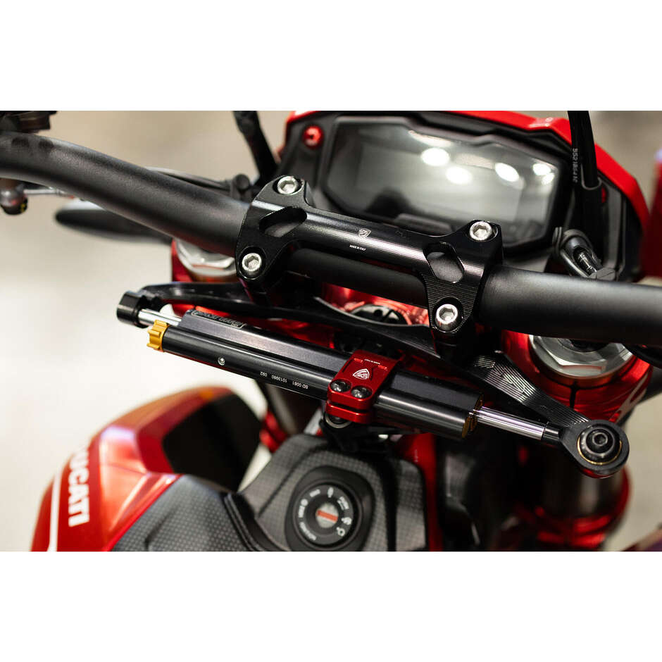 Cavallotto superiore manubrio RM264 Ducati Hypermotard 698 Mono CNC Racing Oro