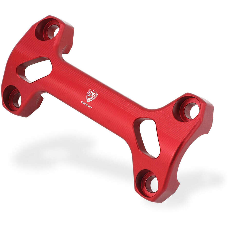 Cavallotto superiore manubrio RM264 Ducati Hypermotard 698 Mono CNC Racing Rosso