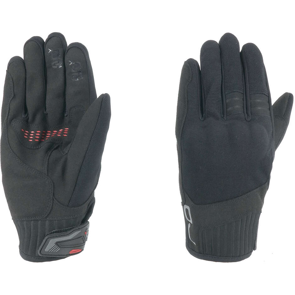 CE de noir de LEVIER d'ambiances d'Oj de tissu de gants de moto approuvé