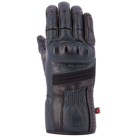 CE Overlap ASPEN Navy Winter Motorcycle Gloves