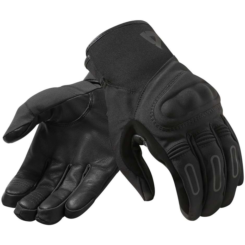 CE Winter Motorcycle Gloves Rev'it CASSINI H2O Black