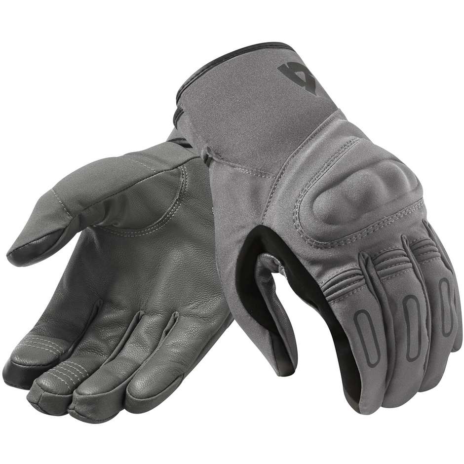 CE Winter Motorcycle Gloves Rev'it CASSINI H2O Dark Gray