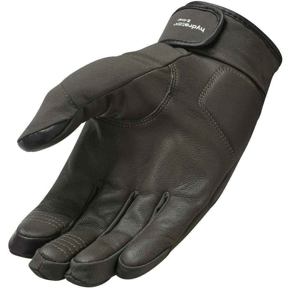 CE Winter Motorcycle Gloves Rev'it CASSINI H2O Dark Green