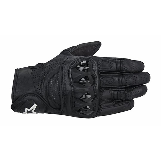 Celer Summer Motorcycle Gloves Alpinestars Leather Glove 2014 black
