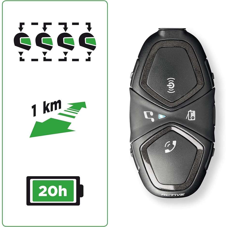 CellularLine ACTIVE HD Motorcycle Intercom