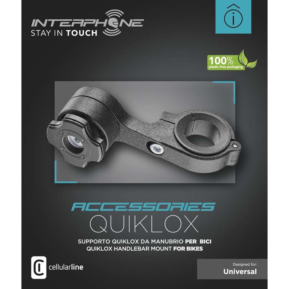 CellularLine Fahrradhalterung für Quiklox-Hüllen
