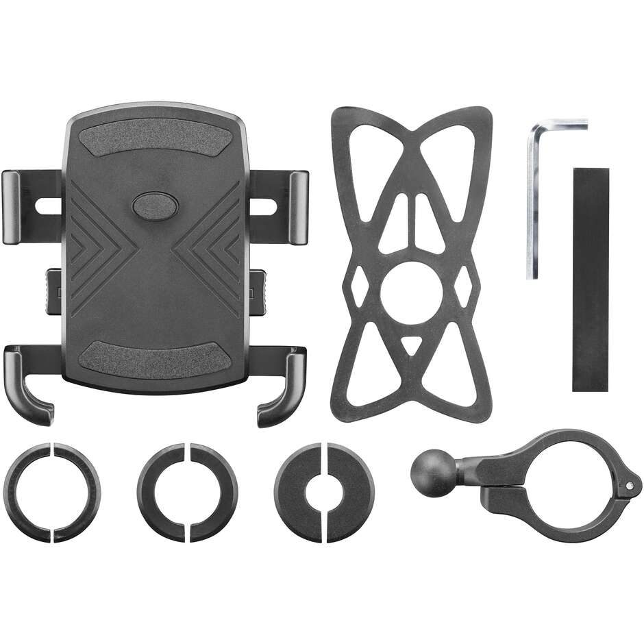 Cellularline MOTOCRAB23 Smartphone-Halterung für Rohrlenker (Ø12>30mm)