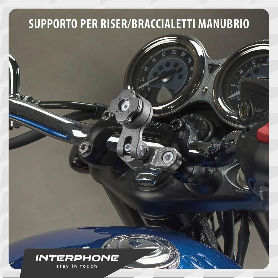 CellularLine Motorcycle Riser Mount For Quiklox Cases