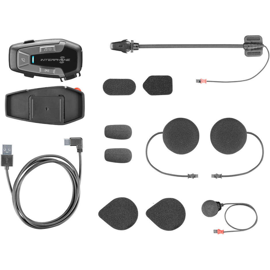 CellularLine U-COM 6R Motorrad-Gegensprechanlage (Motorrad zu Motorrad – bis zu 1 km)