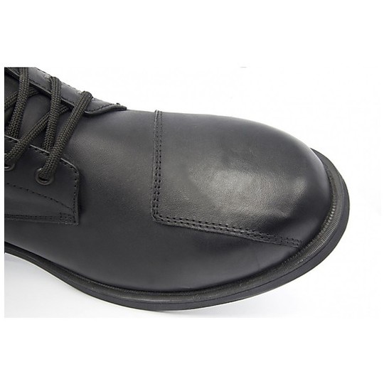 Certified Leather Motorcycle Shoes Oj Atmosphere B014 TRIGGER Black