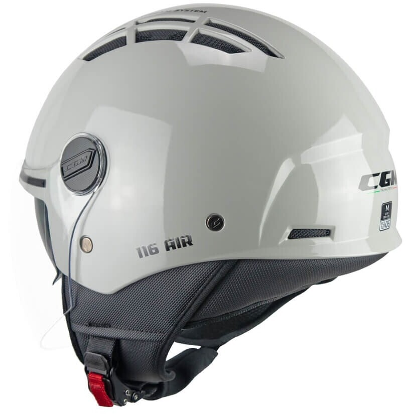 CGM 116A AIR MONO Jet Motorradhelm Grau