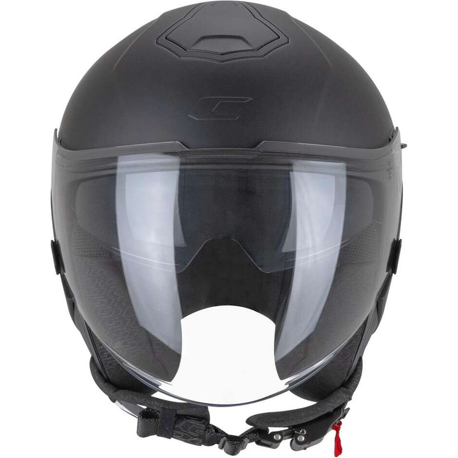 CGM 126A IPE MONO Jet Motorcycle Helmet, Matt Black