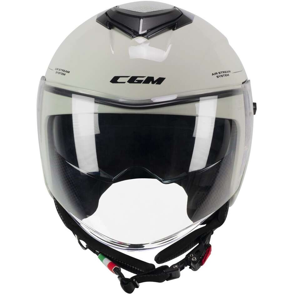 CGM 126G IPER CITY Jet Motorcycle Helmet Gray Grey