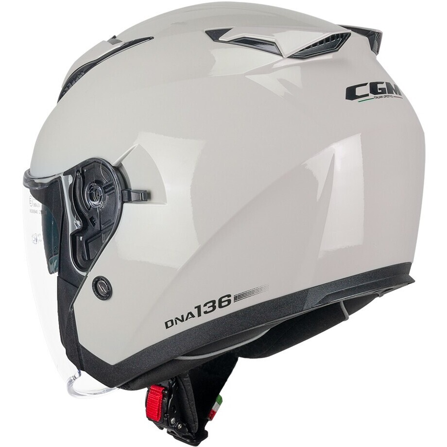CGM 136A DNA MONO Jet Motorcycle Helmet Gray