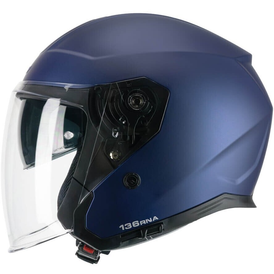 CGM 136A RNA MONO Jet Motorcycle Helmet Satin Blue