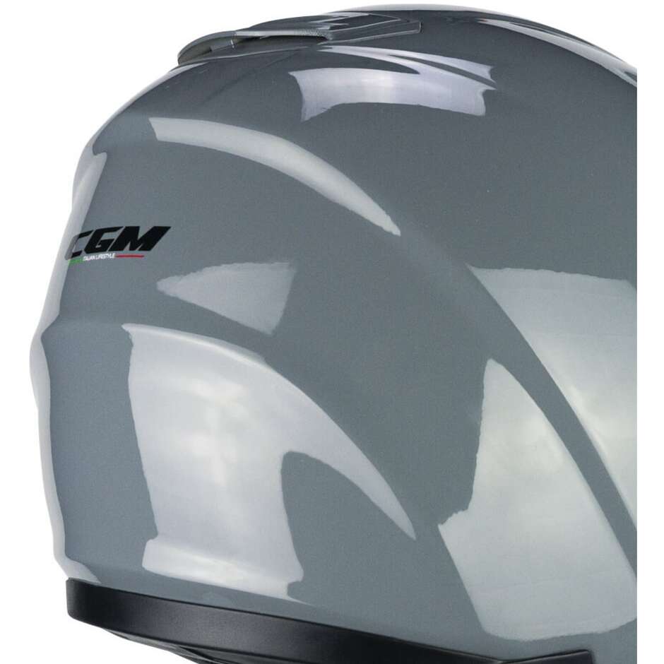 CGM 160A JAD MONO Jet Motorcycle Helmet Grey