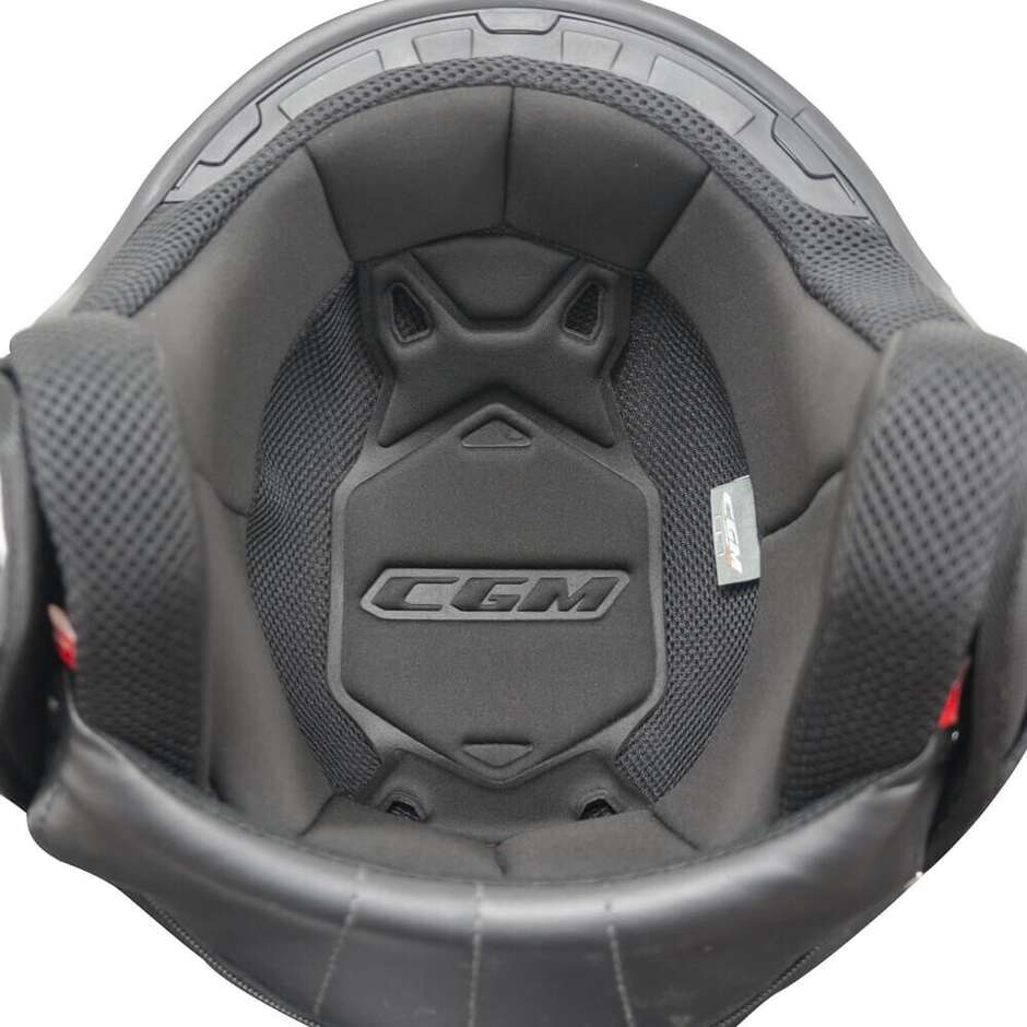 CGM 191A PIX MONO Jet Motorcycle Helmet Shaped matt black