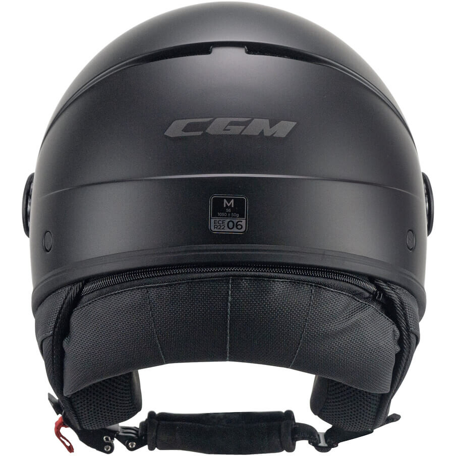 CGM 191A PIX MONO Jet Motorcycle Helmet Shaped matt black