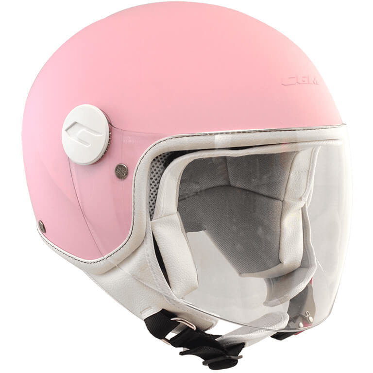 CGM 205A MAGIC MONO Children's Jet Helmet Long Visor Matt Pink