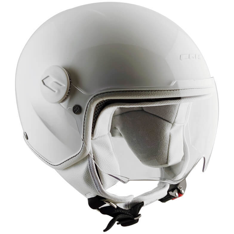 CGM 205s Children's Motorcycle Helmet MAGIC SMILE White Contoured Visor